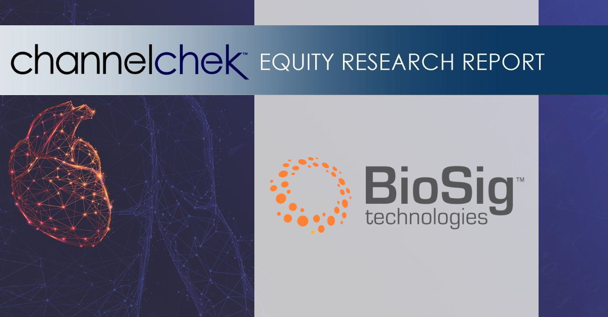 BioSig Technologies (BSGM) – BioSig reports 3Q 2022; Lots of Activity; Target Price Reduced