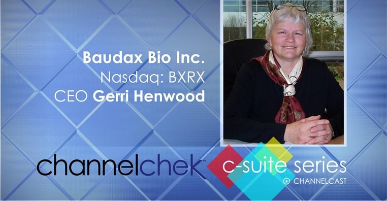 C-Suite Interview with Baudax Bio (BXRX) President & CEO Gerri Henwood