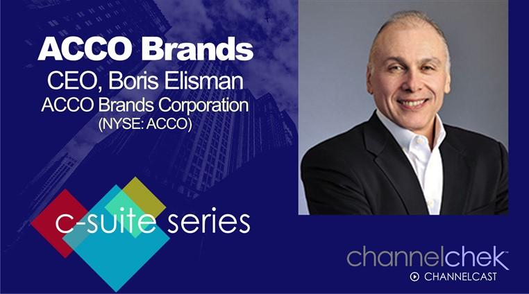 C-Suite Interview with ACCO Brands (ACCO) Chairman & CEO Boris Elisman