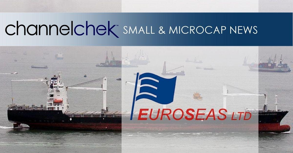 Release – Euroseas Ltd. Announces a Two-to-Three Month $130000 per day Charter for its MV Synergy Oakland