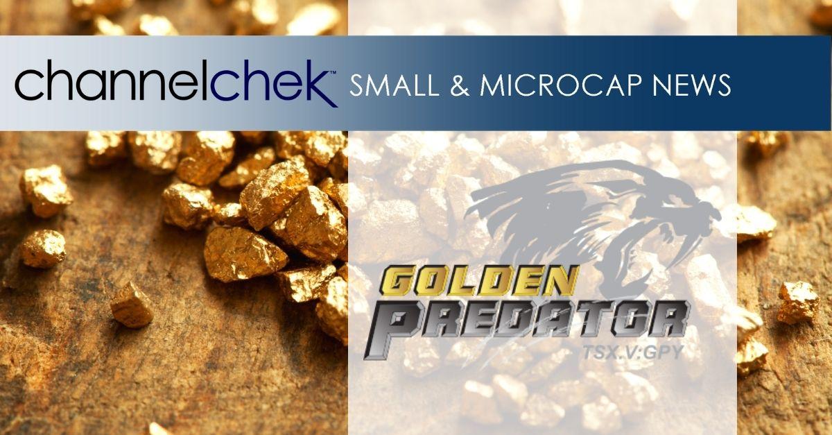 Release – Golden Predator Mining (NTGSF)(GPY:CA) – Metal Investors Forum & Backstage Interview