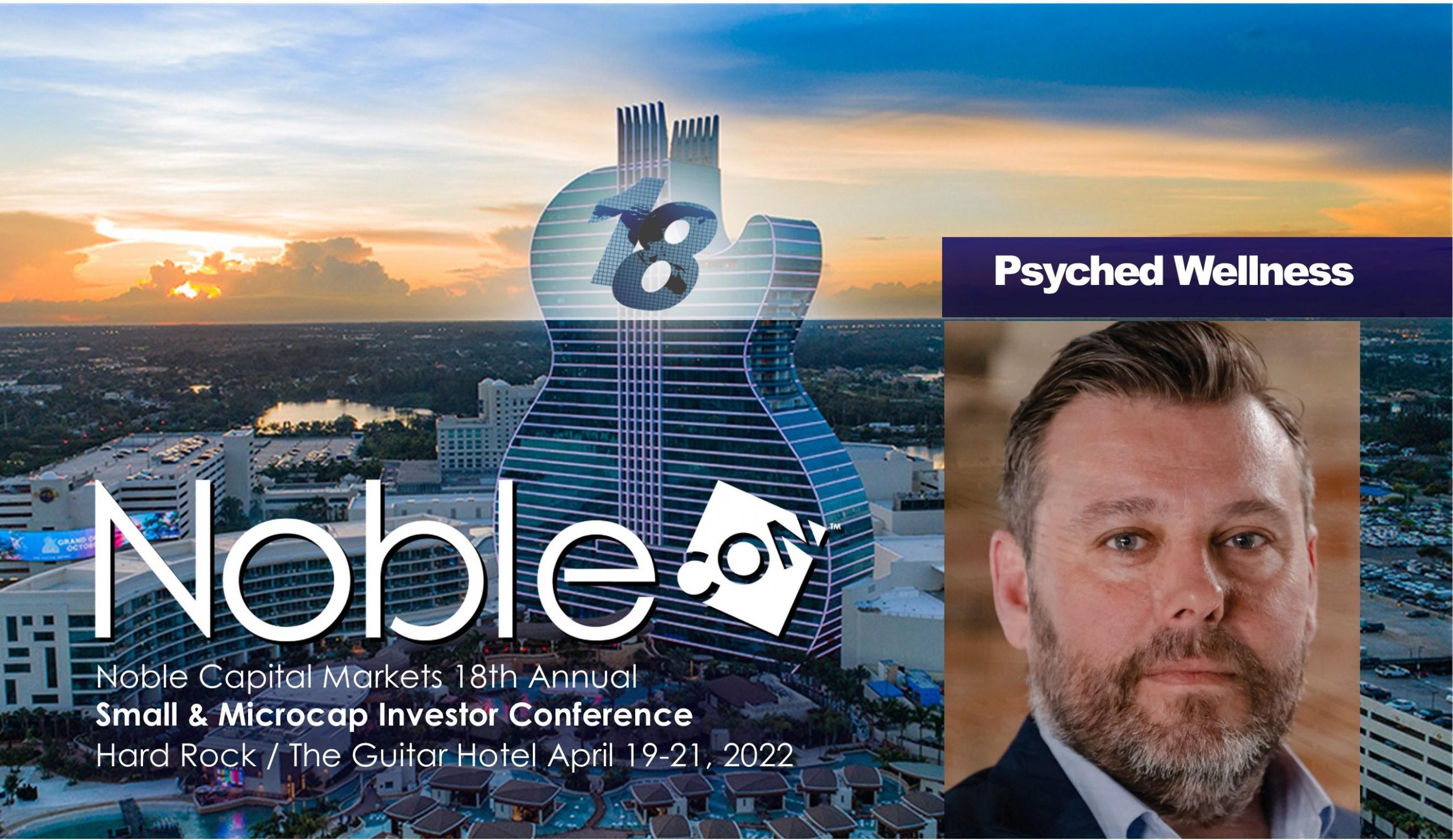 Psyched Wellness (PSYCF) Scheduled to Present at NobleCon18 Investor Conference