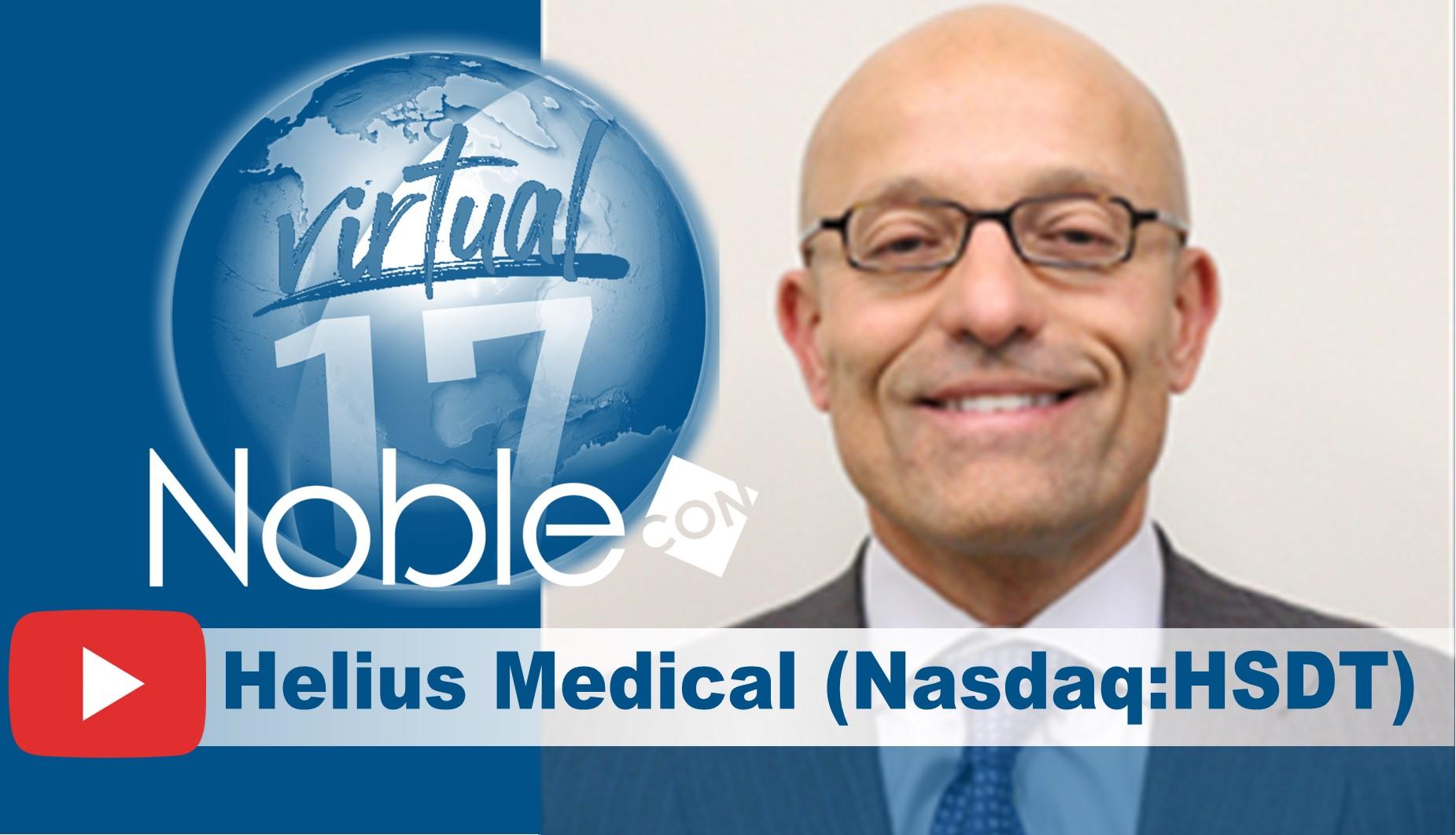 Helius Medical Technologies (HSDT) Scheduled To Present at NobleCon17