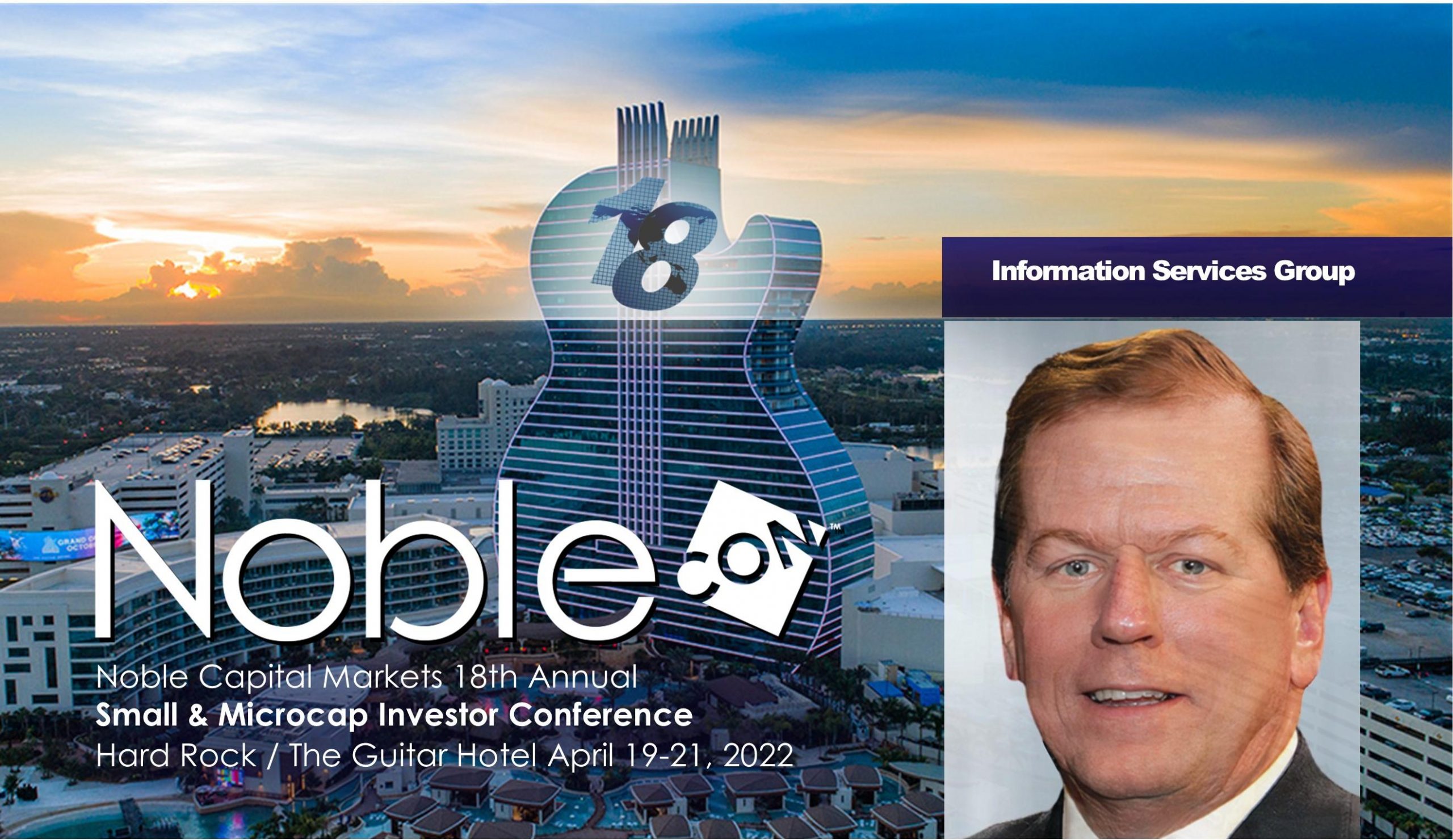 Information Services Group (III) Scheduled to Present at NobleCon18 Investor Conference