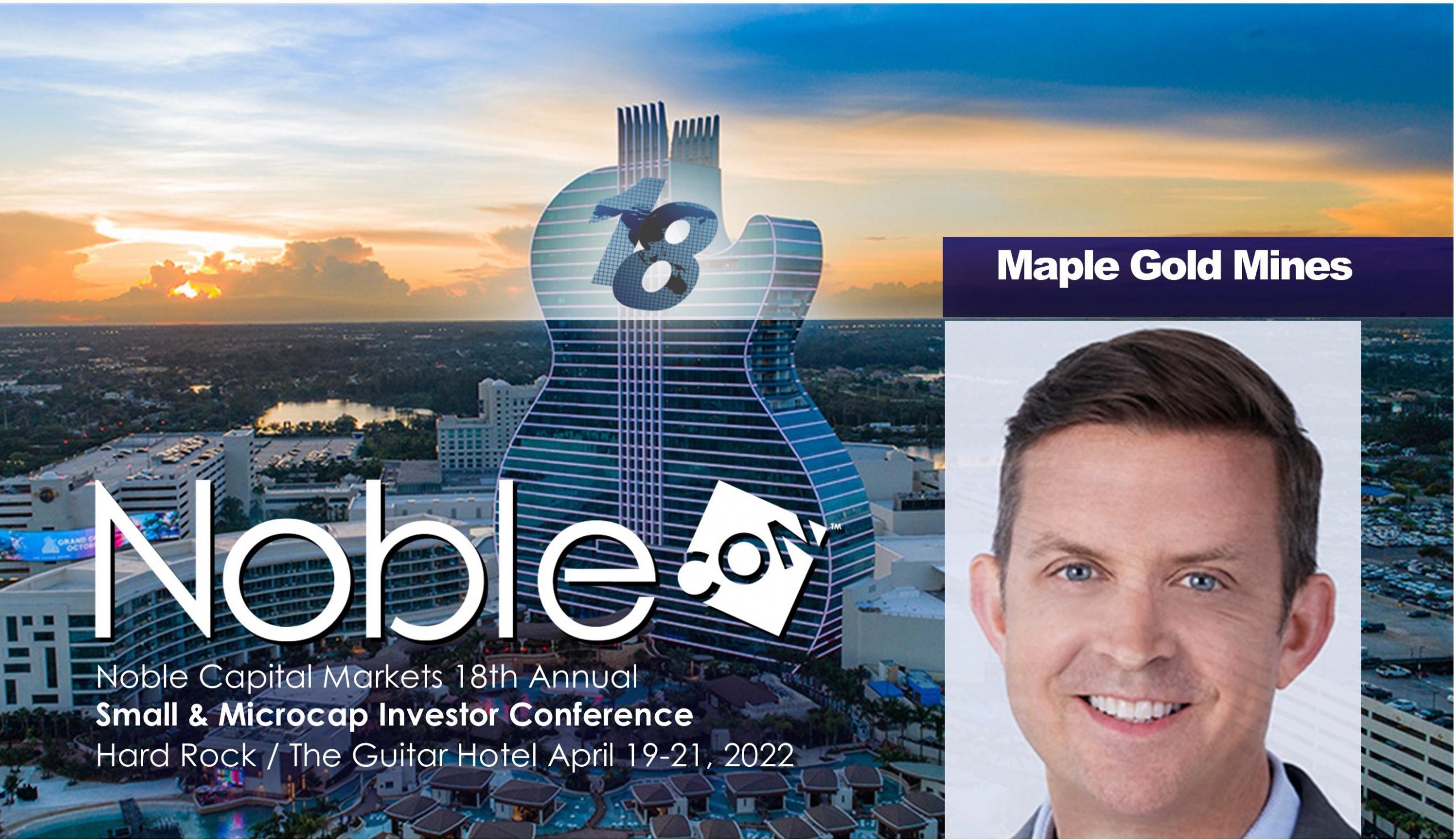 Maple Gold Mines (MGMLF) Scheduled to Present at NobleCon18 Investor Conference