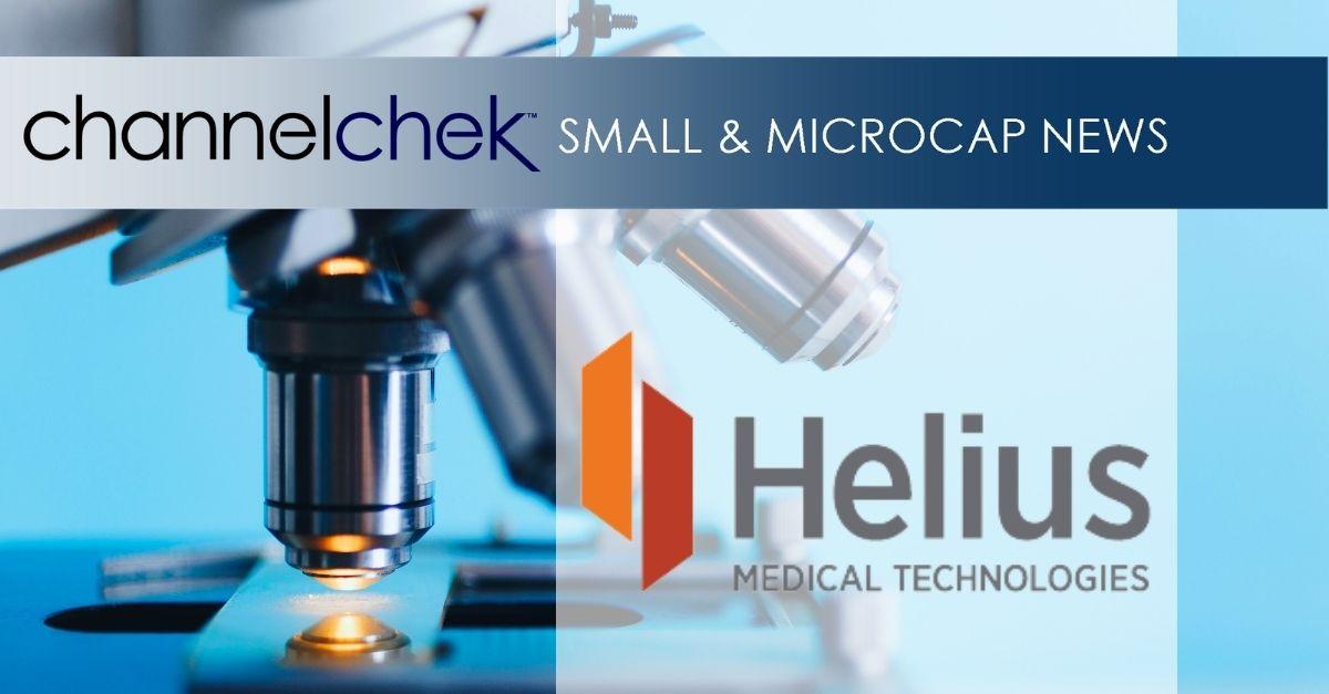 Release – Helius Medical Technologies Inc.s Dr. Antonella Favit-Van Pelt to Present at 4th International Brain Stimulation Conference on December 9