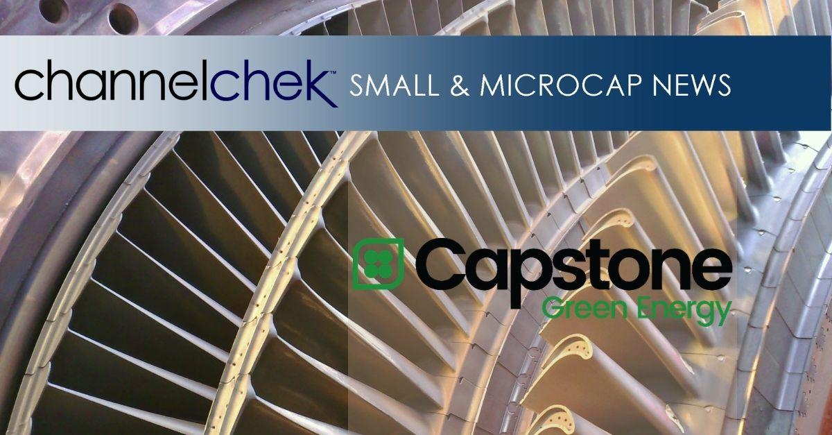 Release – Capstone Green Energy Corporation to Provide 1 MW Biogas Power System for Wastewater Treatment Facility in Central America