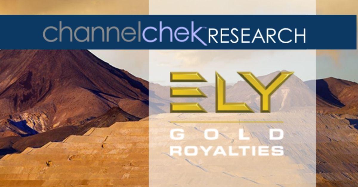 Ely Gold Royalties (ELYGF)(ELY:CA) – Cimarron Option Agreement with Crestview Holds Promise