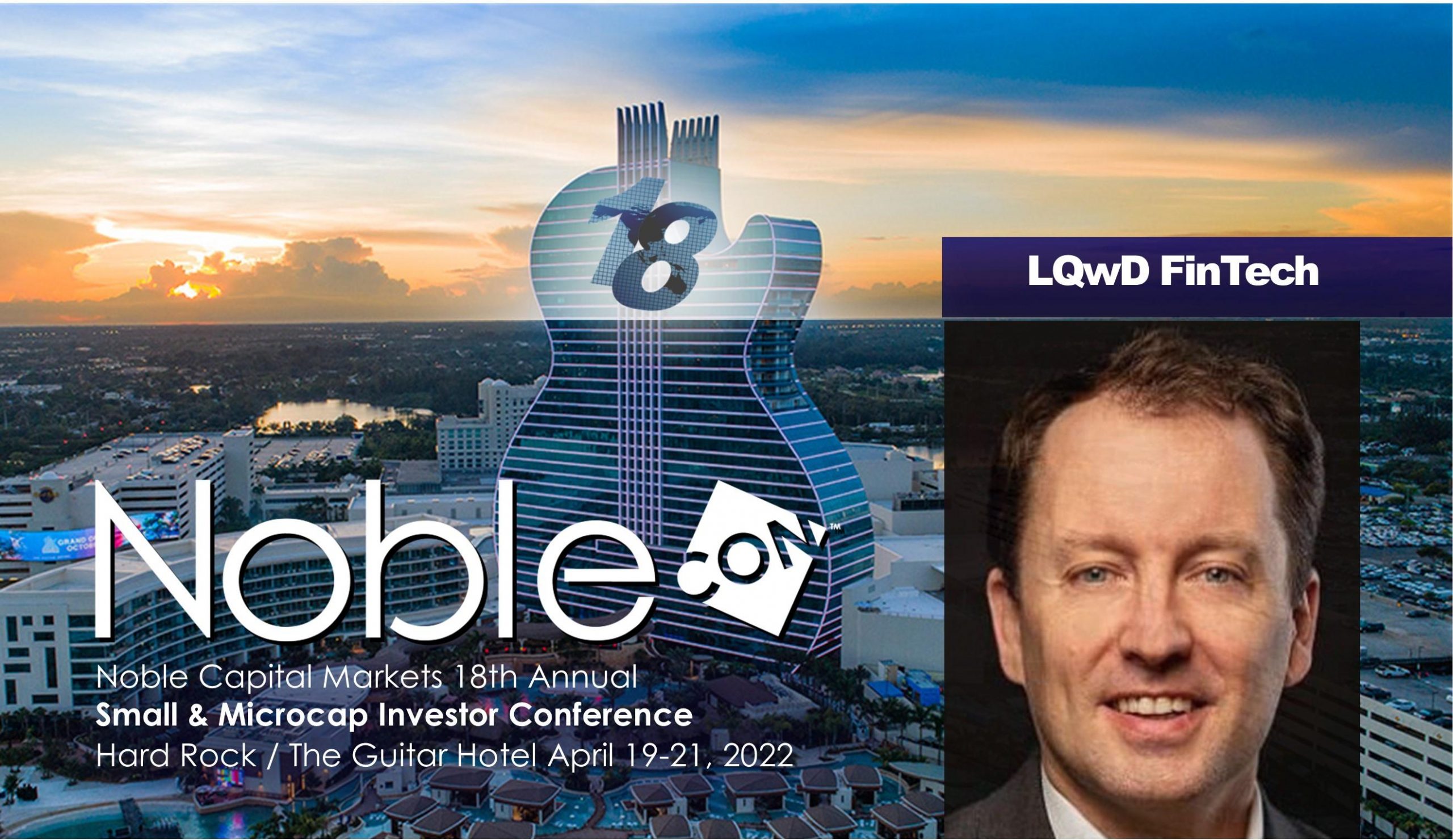 LQwD Fintech (LQWD) Scheduled to Present at NobleCon18 Investor Conference