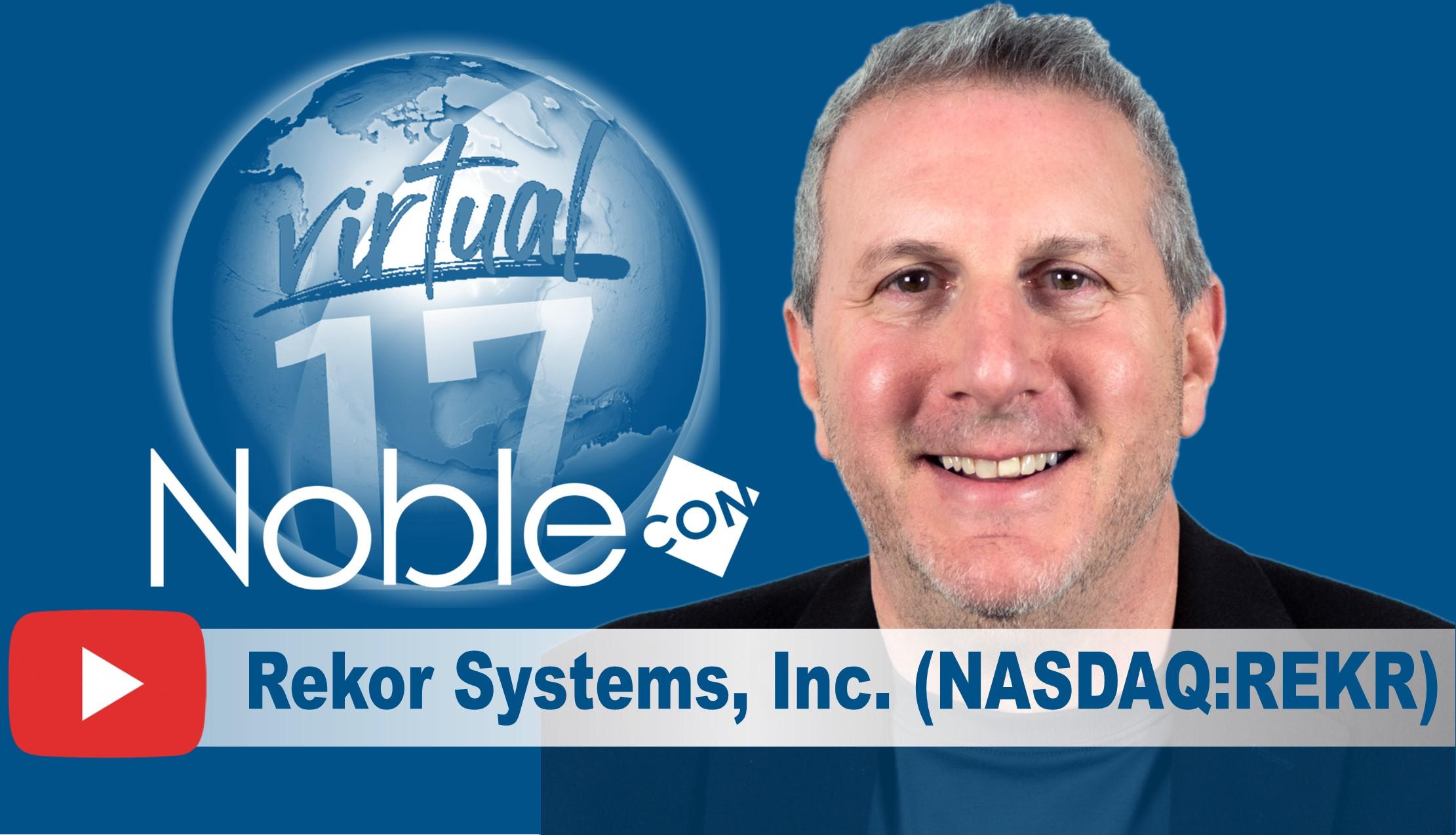 Rekor Systems (REKR) Scheduled To Present at NobleCon17