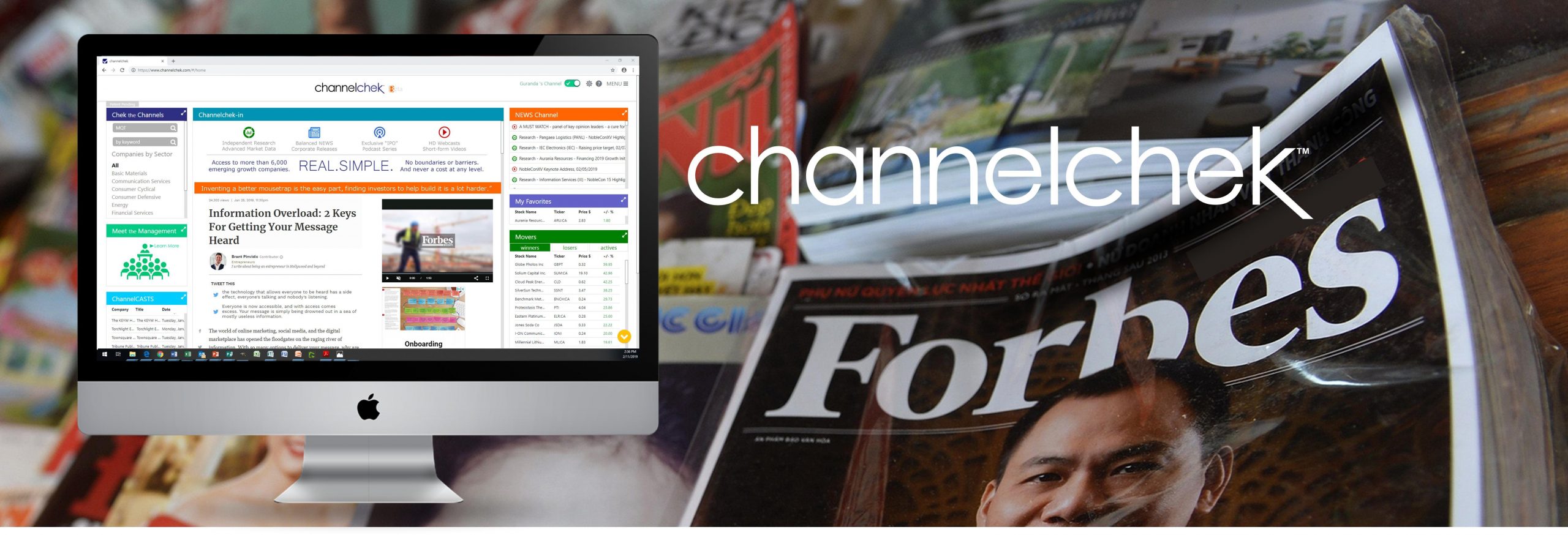 Channelchek in Forbes – referenced as a gatekeeper for emerging growth companies