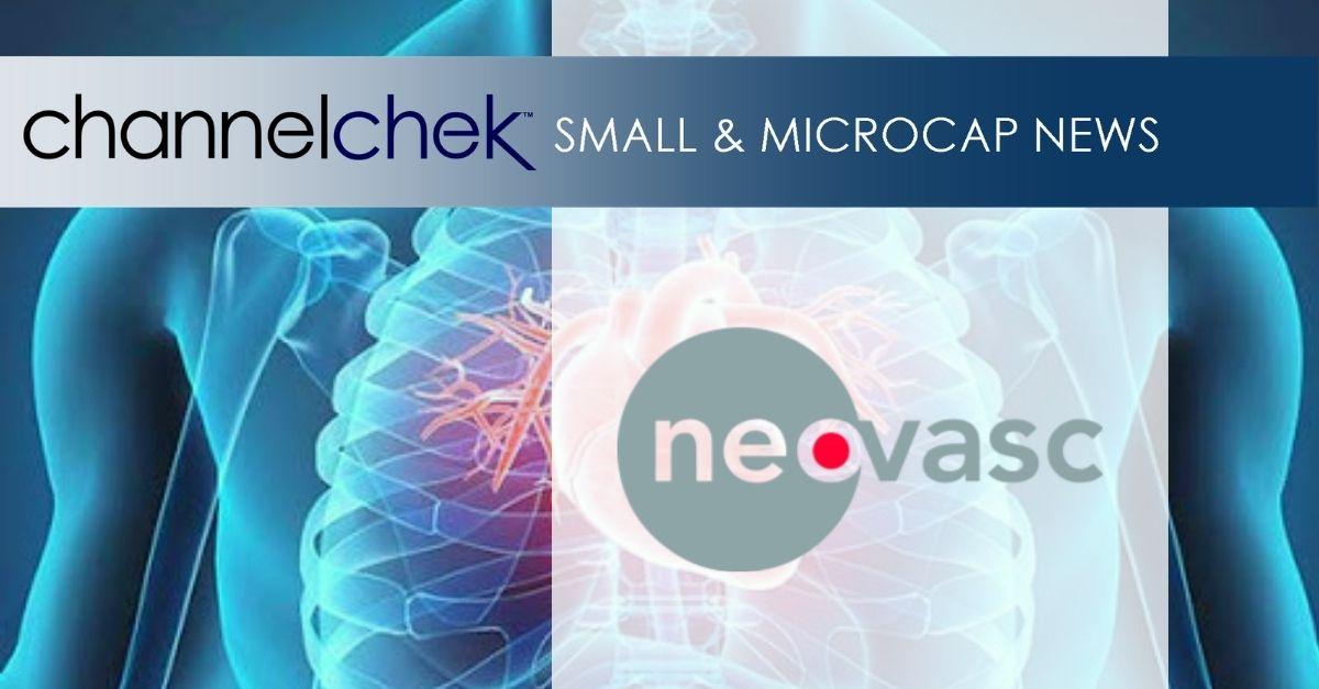 Release – Neovasc Announces New Appointments in Regulatory and Clinical Leadership