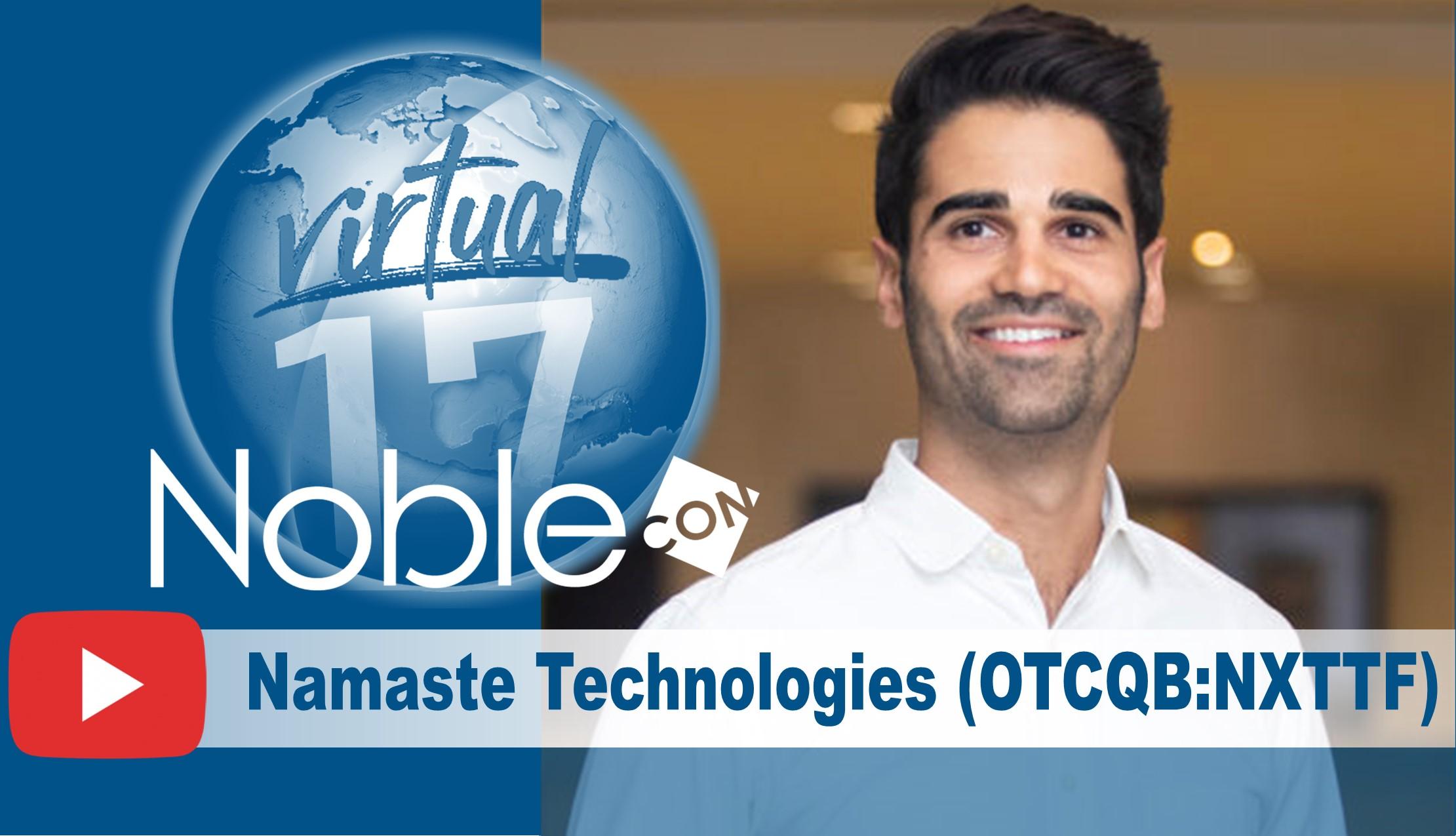 Namaste Technologies (NXTTF) Scheduled To Present at NobleCon17