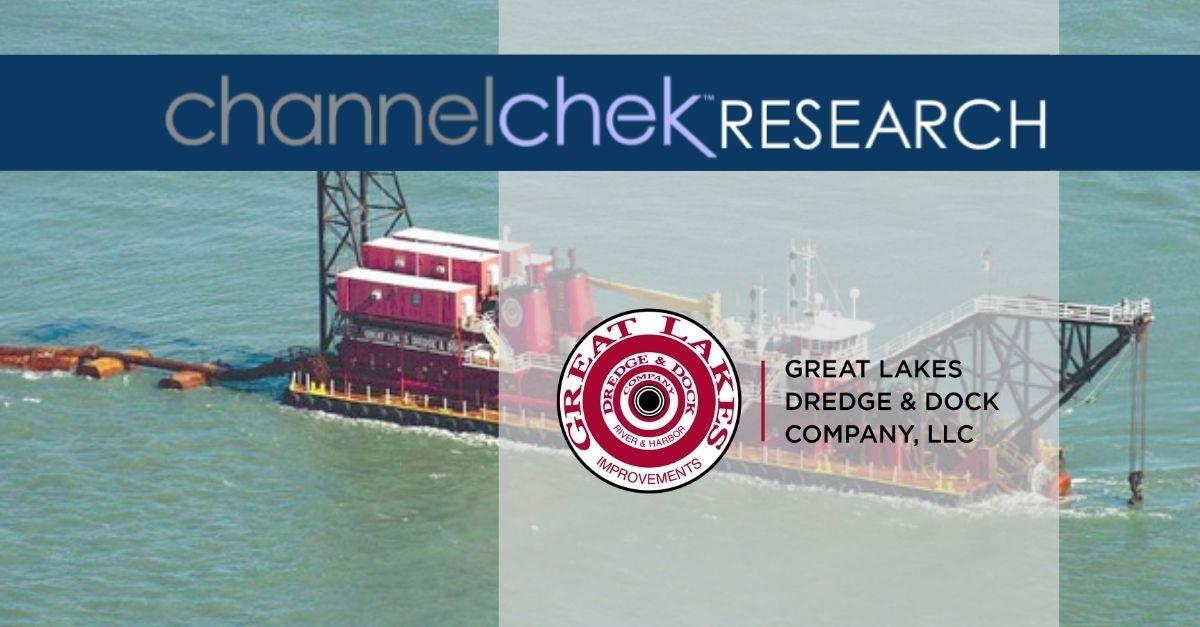 Great Lakes Dredge & Dock (GLDD) – Quarterly Call Will Reinforce January NobleCon17 Appearance