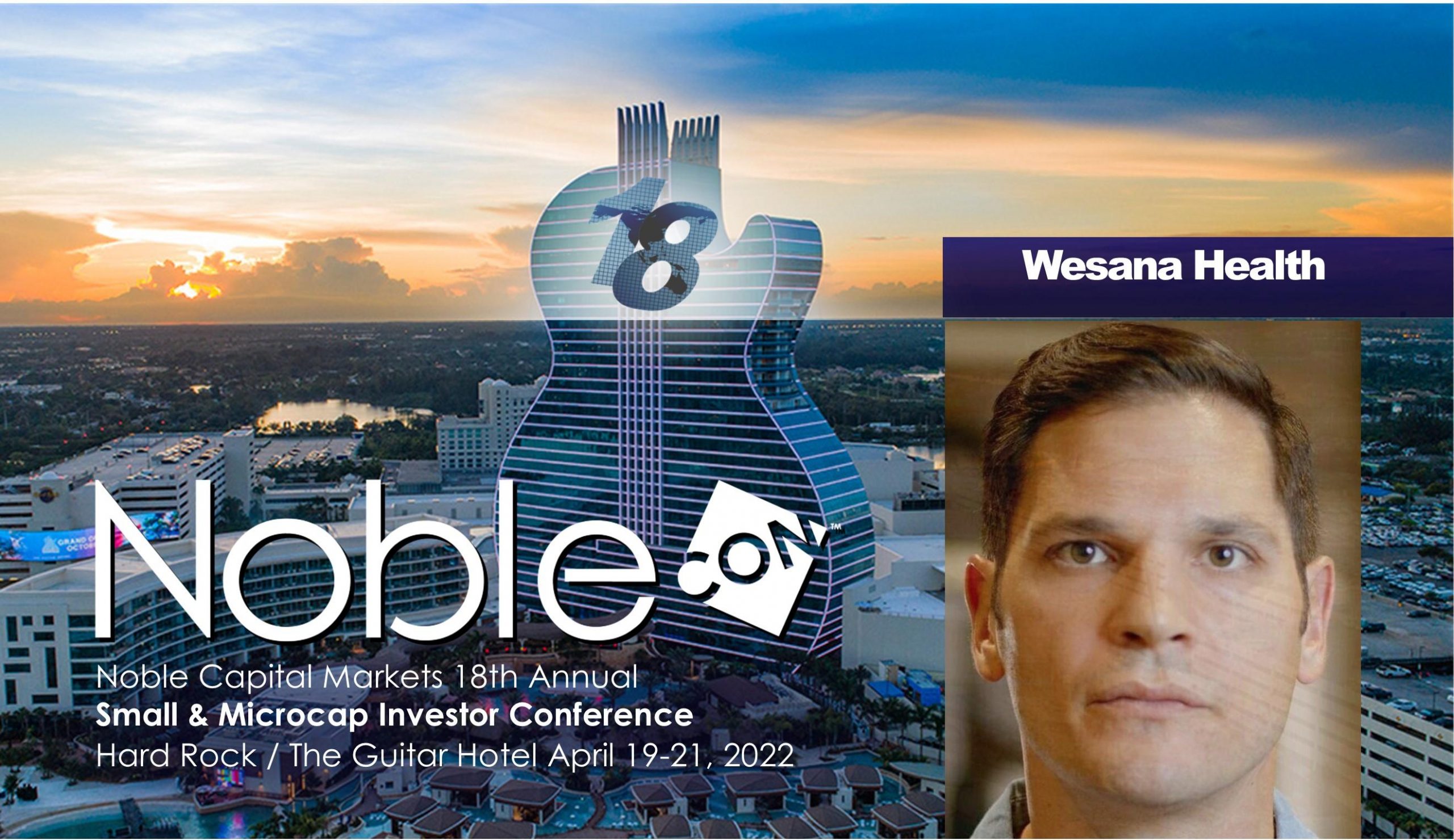 Wesana Health (WSNAF) Scheduled to Present at NobleCon18 Investor Conference