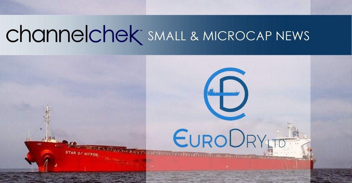 Release – EuroDry Ltd. Reports Results for the Nine-Month Period and Quarter Ended September 30 2021
