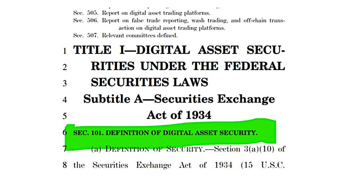 Stealth Digital Asset Bill Surprises Crypto Market