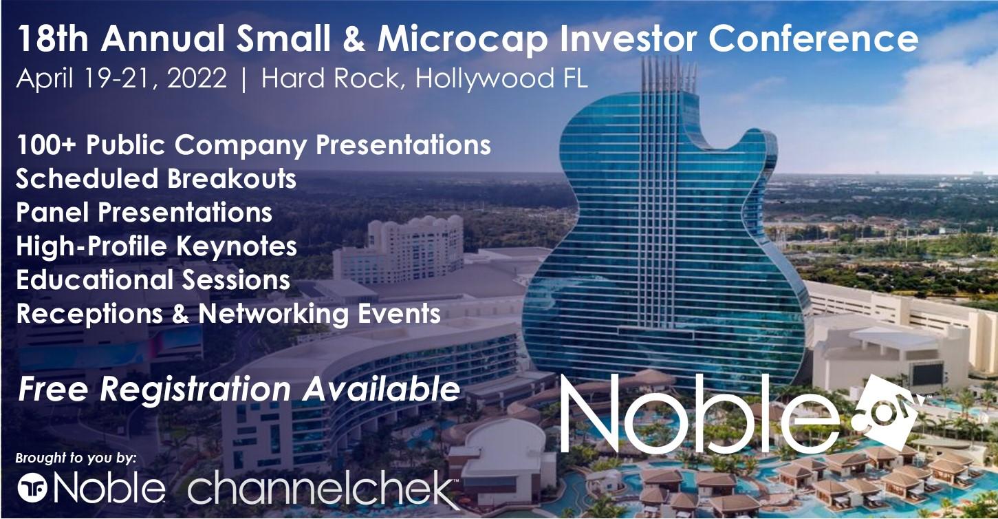 NobleCon18 Presenting Companies