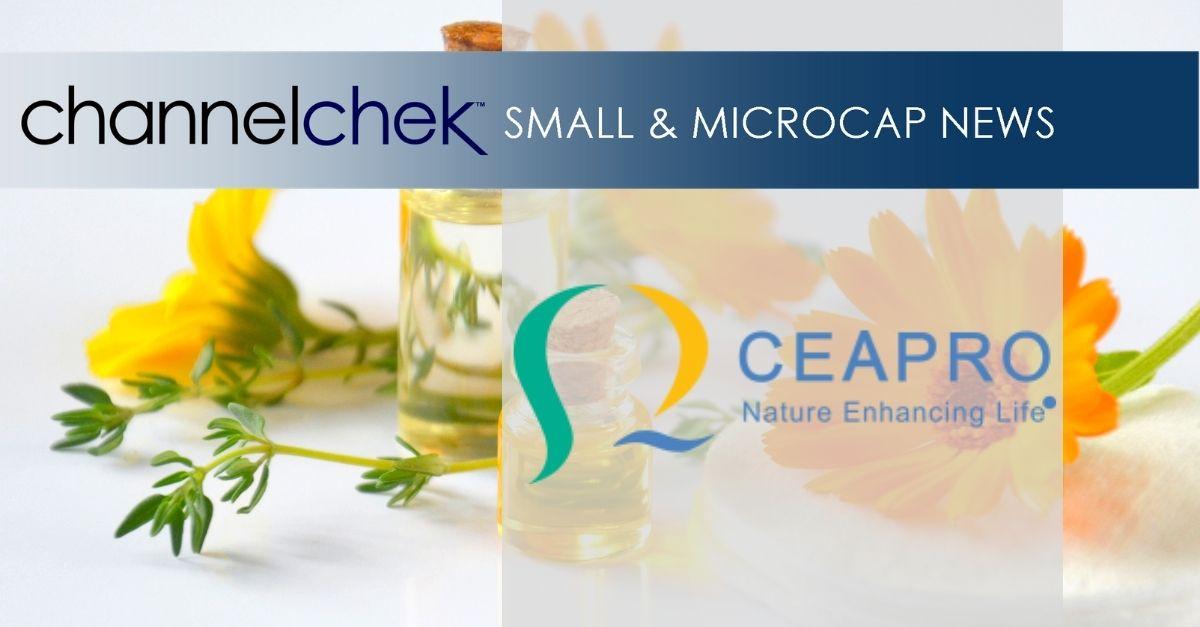 Ceapro Inc. (CRPOF)(CZO:CA) – Announces Successful Completion of Collaborative Research and Development Program with University of Alberta