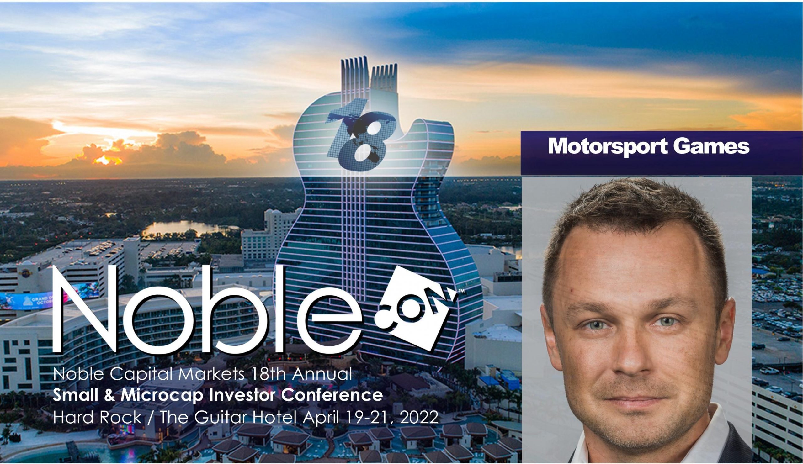 Motorsports Games (MSGM) Scheduled to Present at NobleCon18 Investor Conference