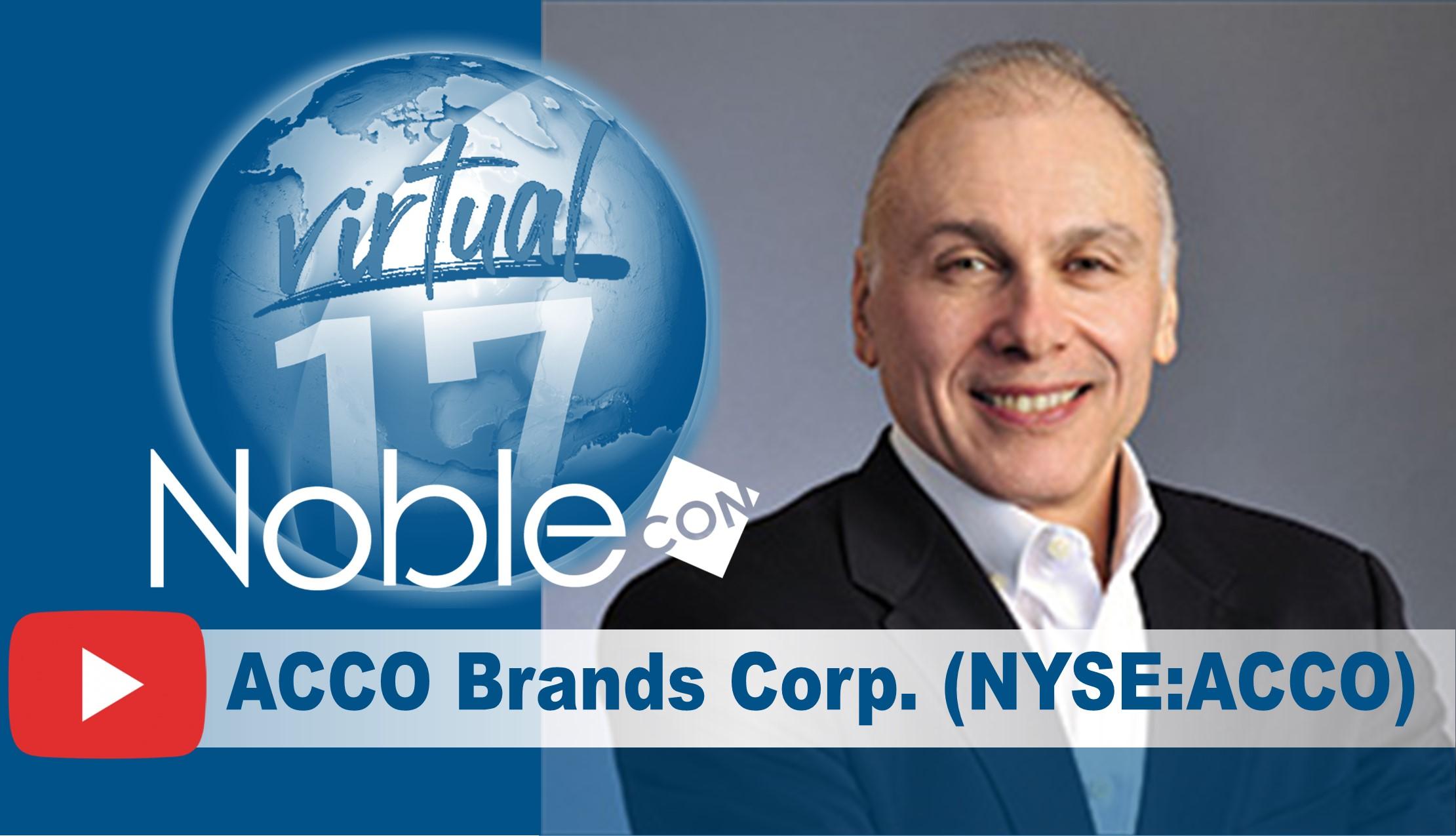 ACCO Brands (ACCO) NobleCon17 Presentation Replay