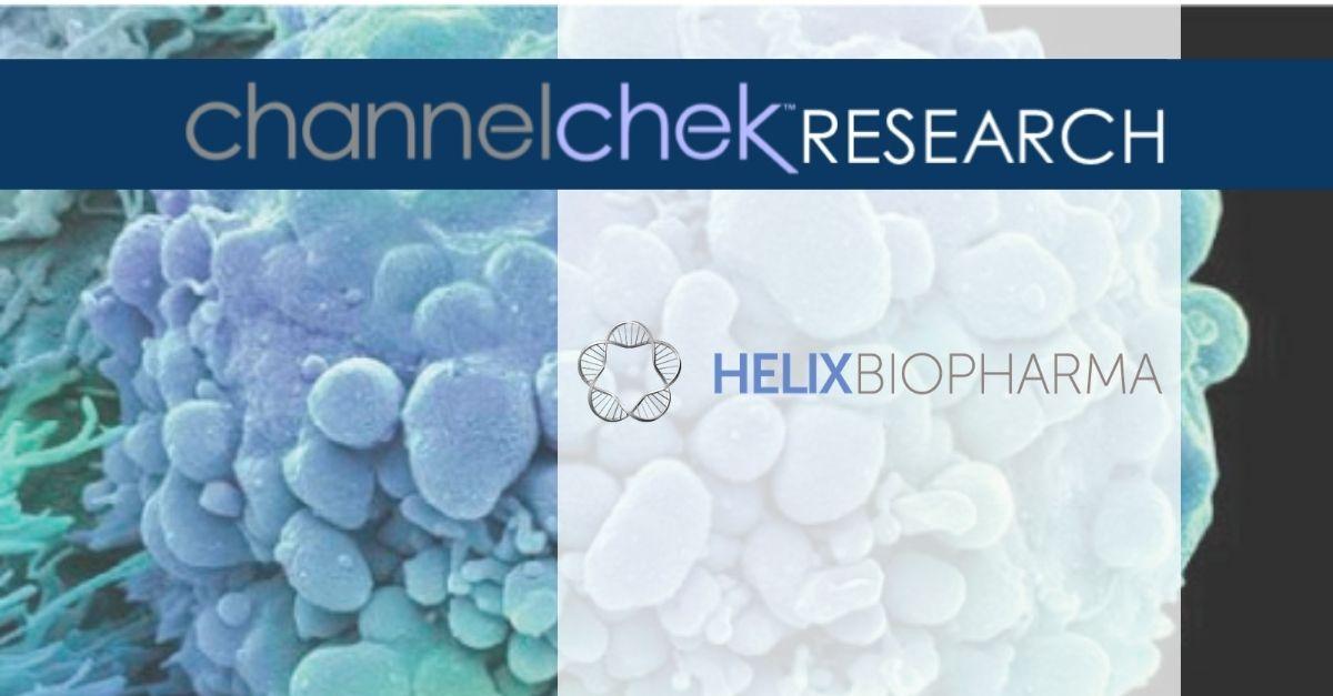 Helix Biopharma (HBPCF)(HBP:CA) – Q1 F2021 Business Update