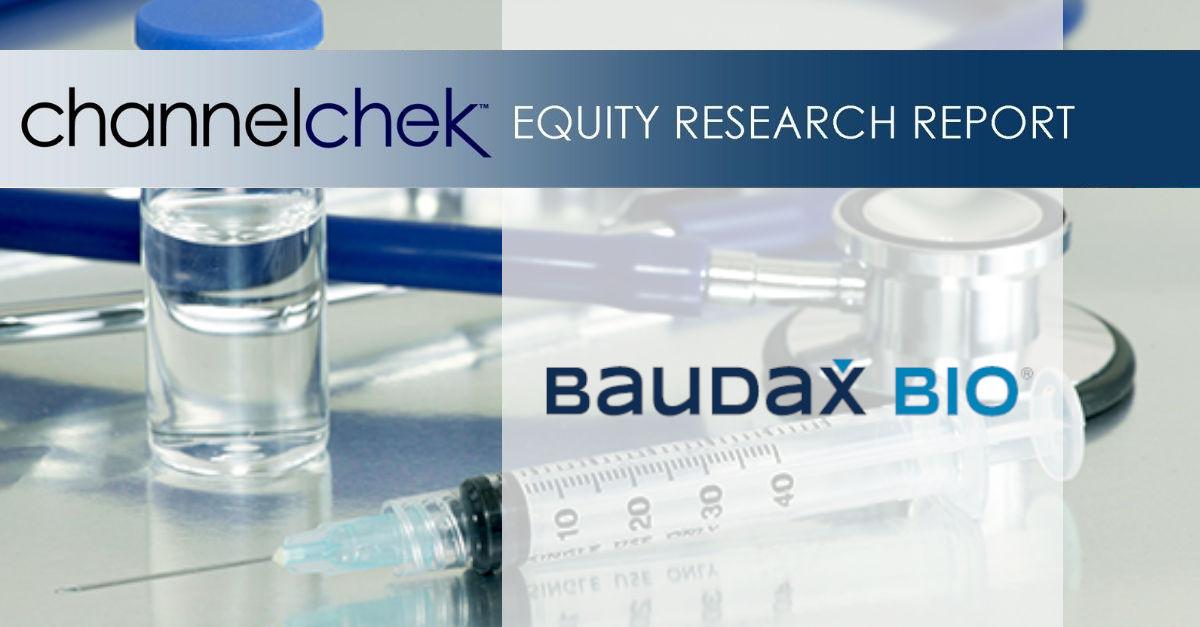Baudax Bio (BXRX) – Chairman Announces Resignation
