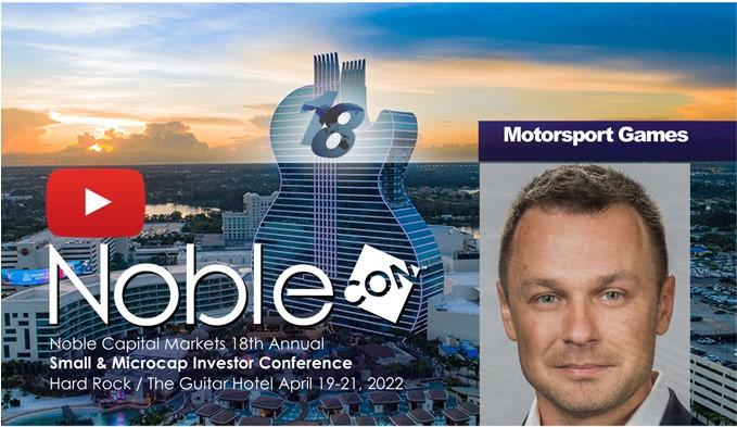 Motorsport Games (MSGM) NobleCon18 Presentation Replay