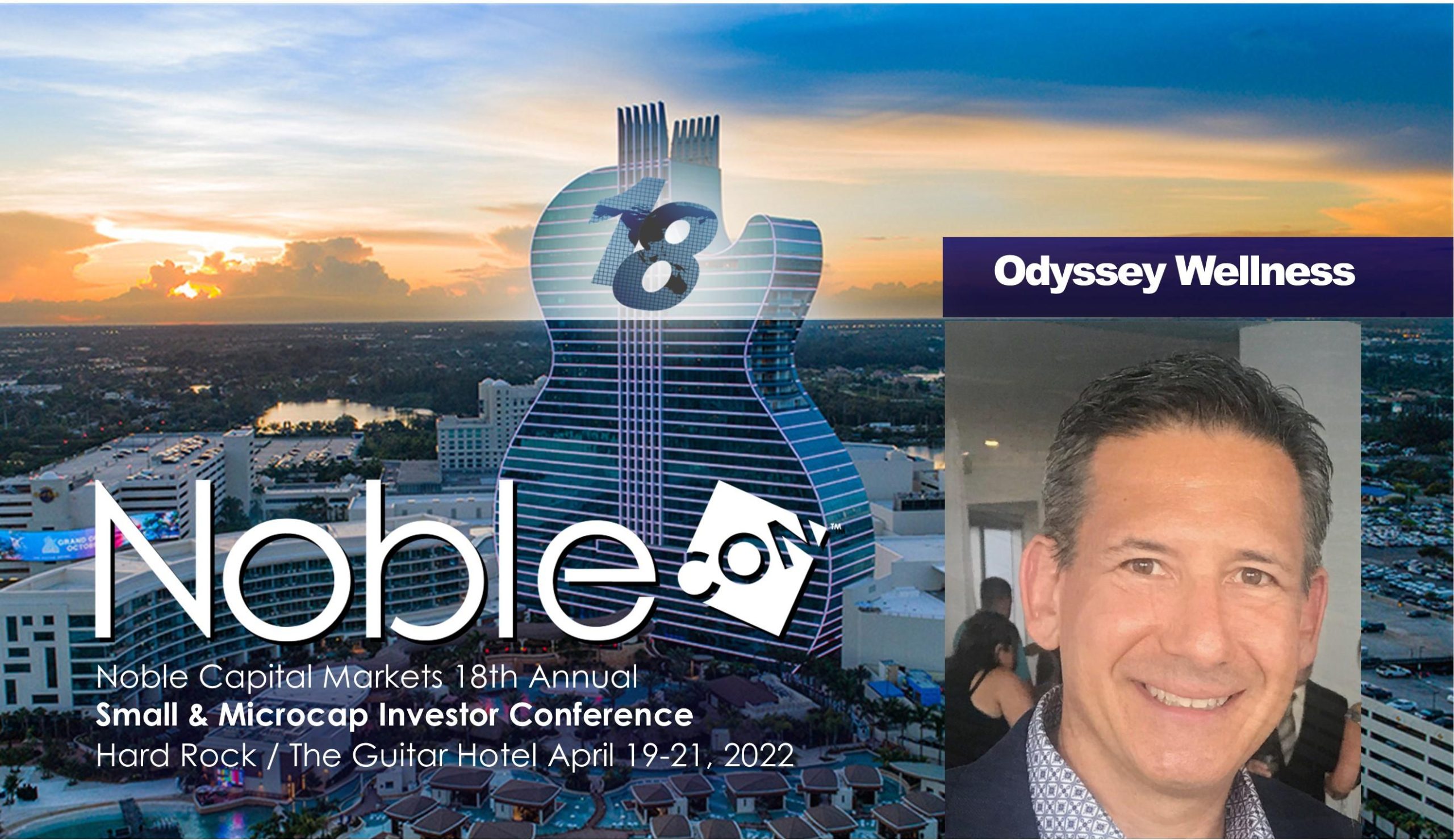 Odyssey Wellness Scheduled to Present at NobleCon18 Investor Conference