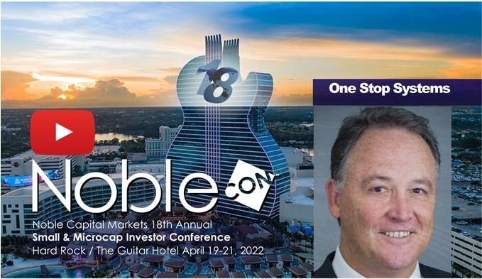 One Stop Systems (OSS) NobleCon18 Presentation Replay