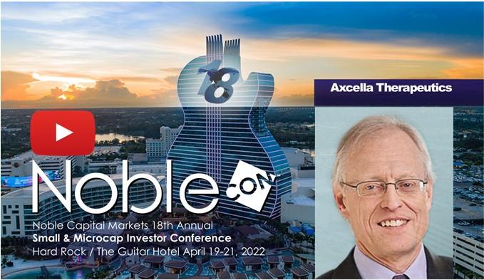 Axcella Therapeutics (AXLA) NobleCon18 Presentation Replay