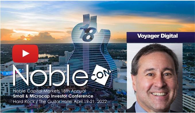 Voyager Digital (VYGVF) NobleCon18 Presentation Replay