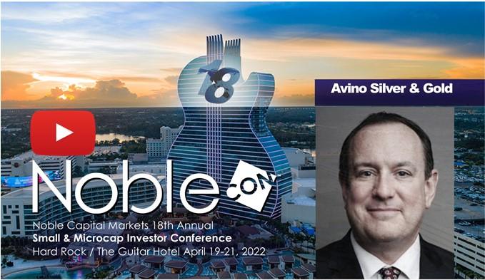 Avino Silver & Gold (ASM) NobleCon18 Presentation Replay