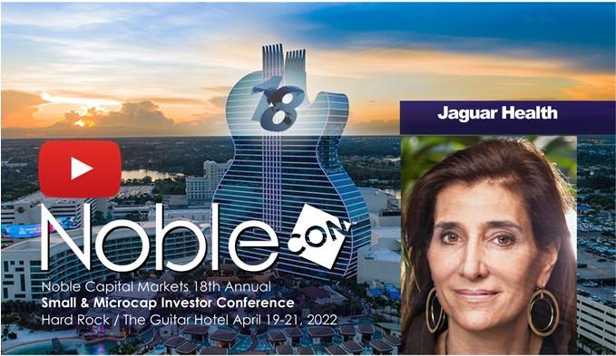 Jaguar Health (JAGX) NobleCon18 Presentation Replay
