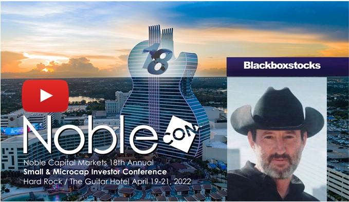 Blackboxstocks (BLBX) NobleCon18 Presentation Replay