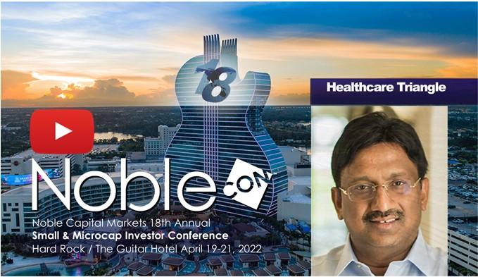 Healthcare Triangle (HCTI) NobleCon18 Presentation Replay
