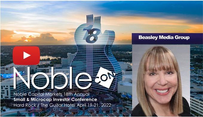 Beasley Broadcast Group (BBGI) NobleCon18 Presentation Replay