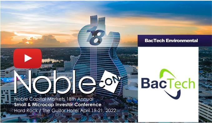 BacTech Environmental Corporation (BCCEF) NobleCon18 Presentation Replay