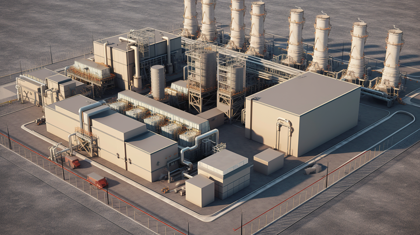 energy distribution plant