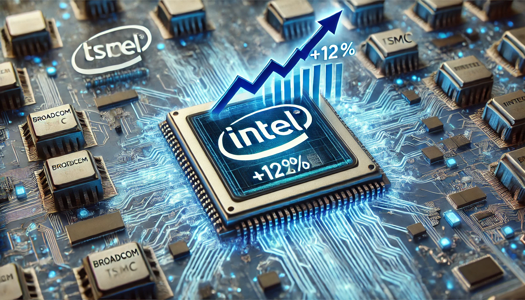 Intel Shares Surge 12% on Potential Breakup by Broadcom and Taiwan Semiconductor