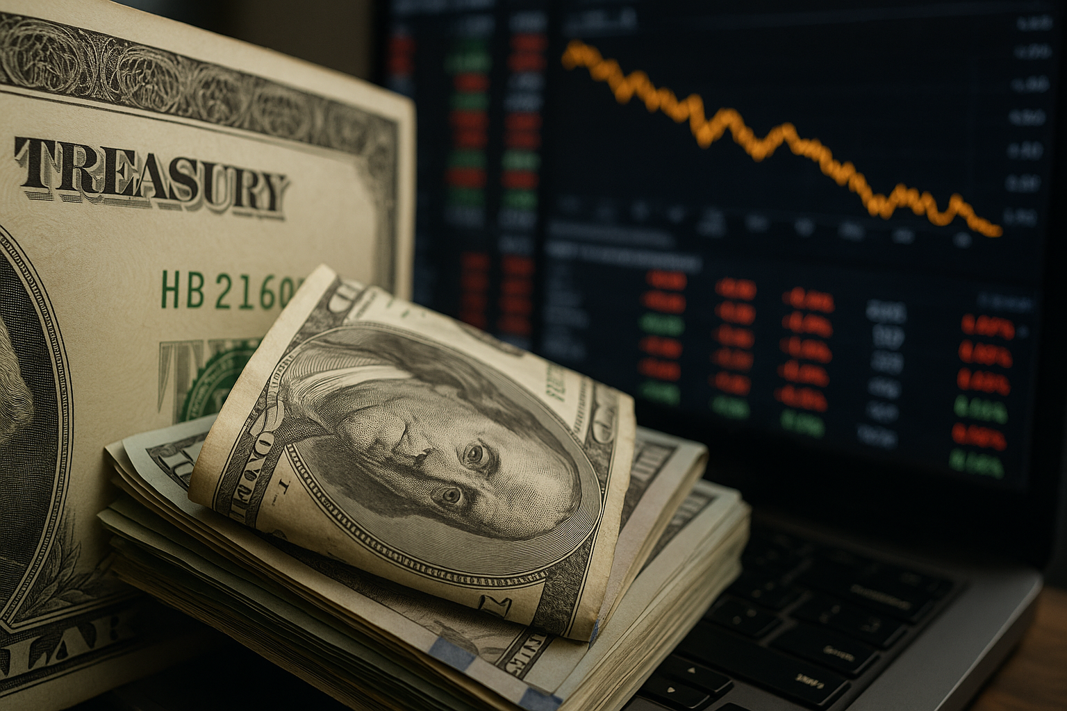 Treasury Yields Slide Sharply as Market Bets Heavily on September Fed Rate Cut