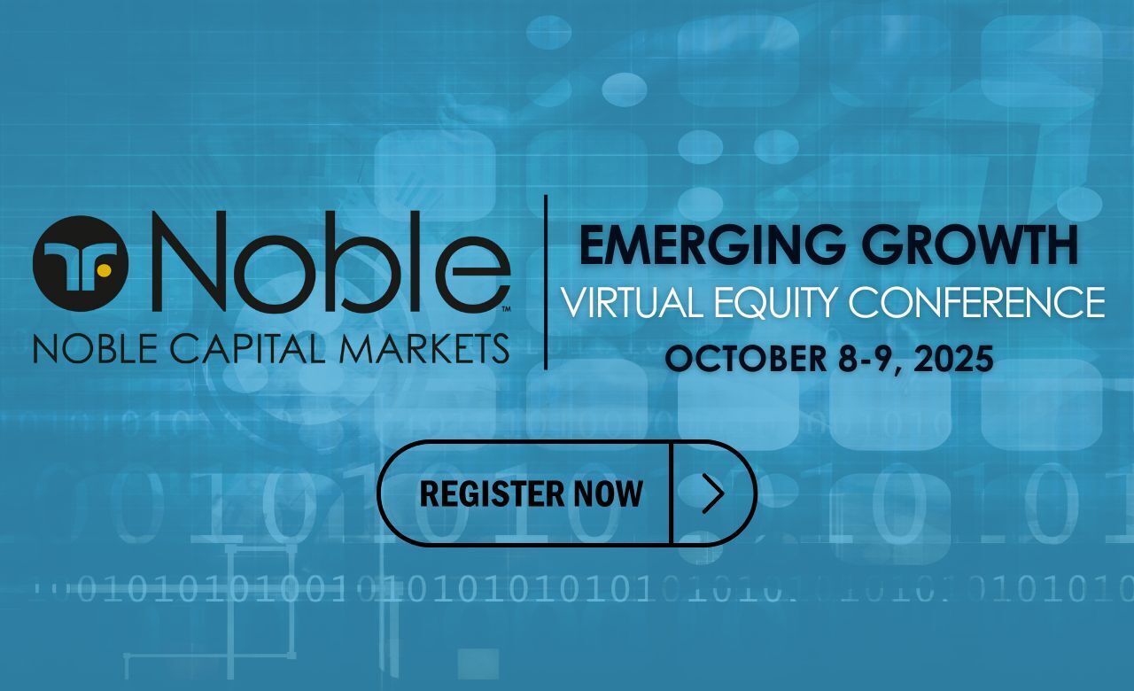 Noble Capital Markets Emerging Growth Virtual Equity Conference – October 2025 – Presenting Companies