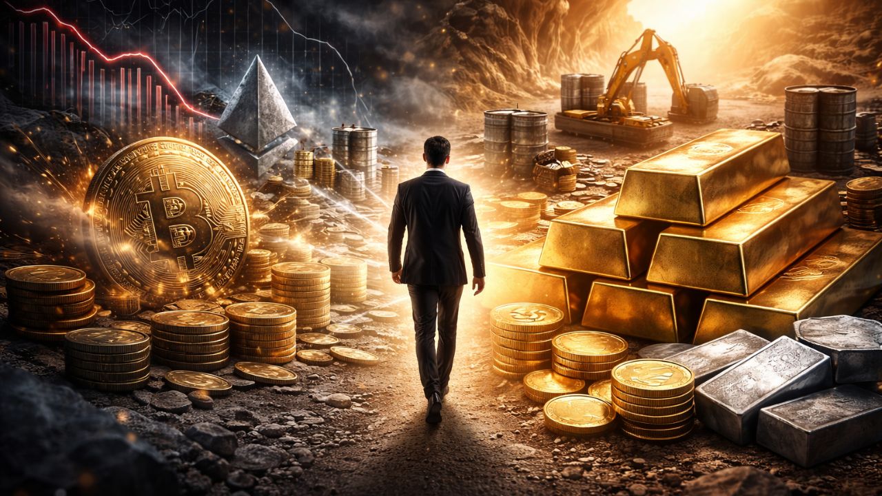 Are Investors Abandoning Crypto for Hard Assets?