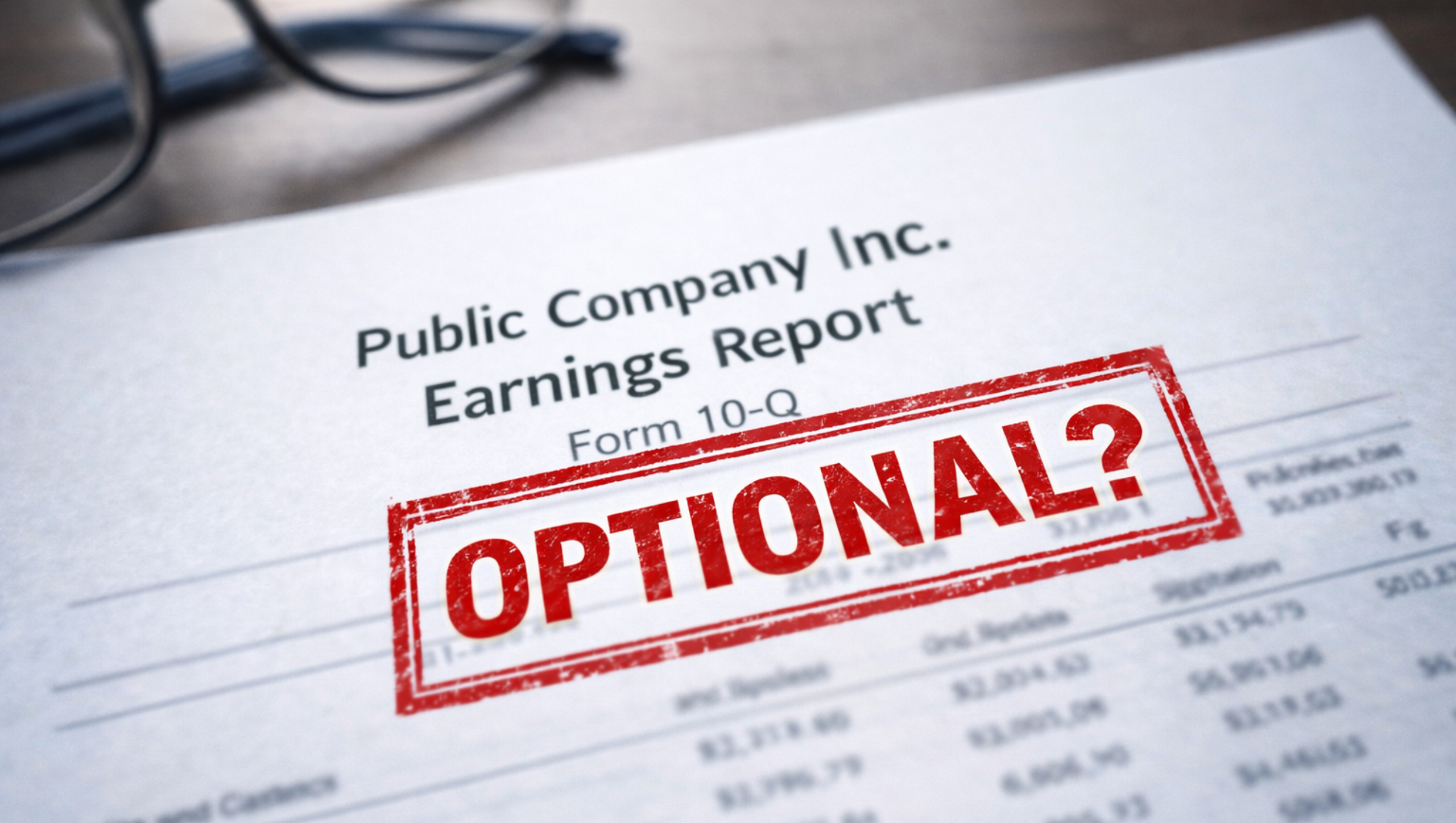 The End of Quarterly Earnings? What the SEC’s Reporting Overhaul Means for Small Caps