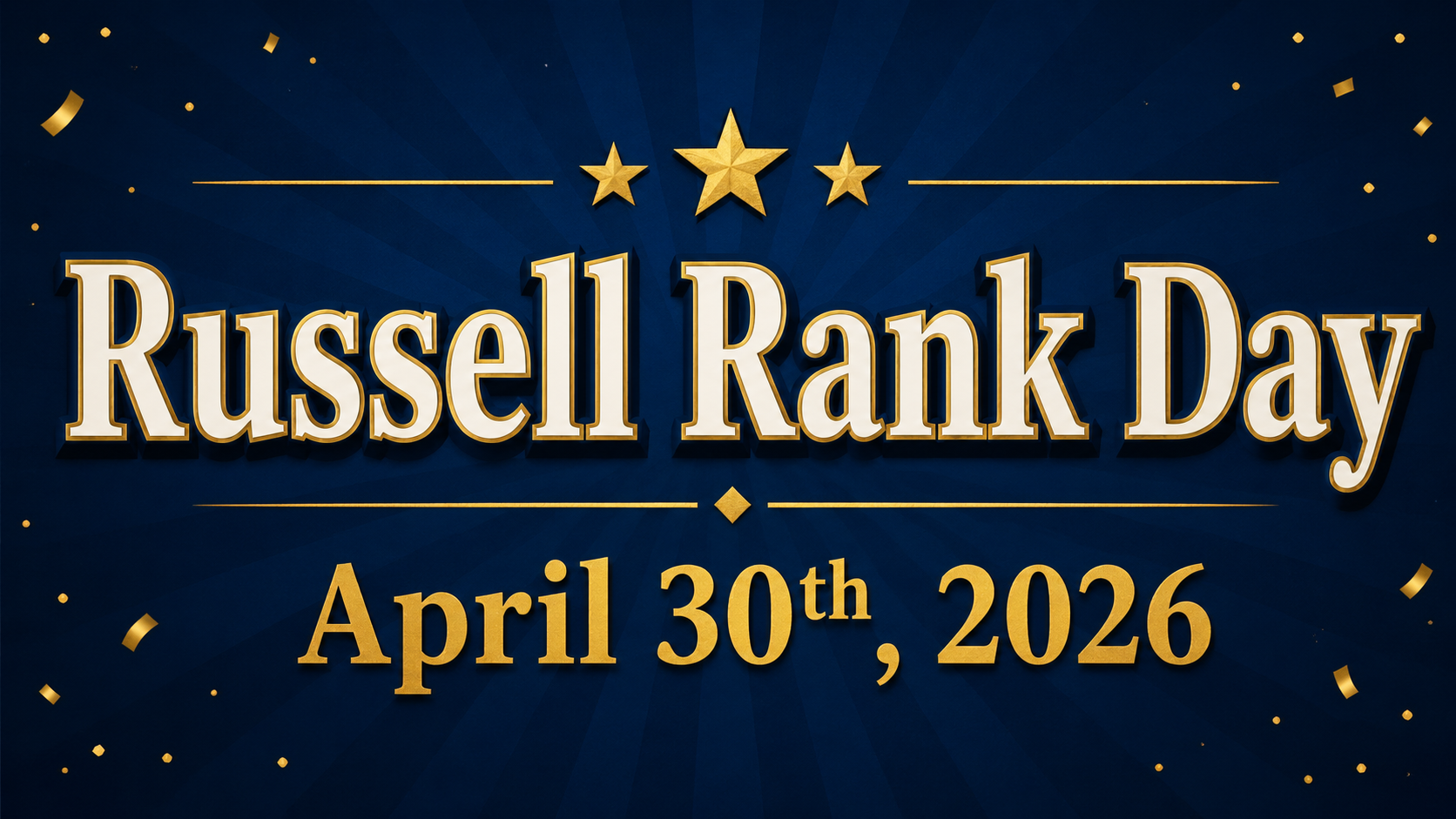 Today Is Russell Rank Day — And This Year’s Reconstitution Just Got a Whole Lot More Interesting