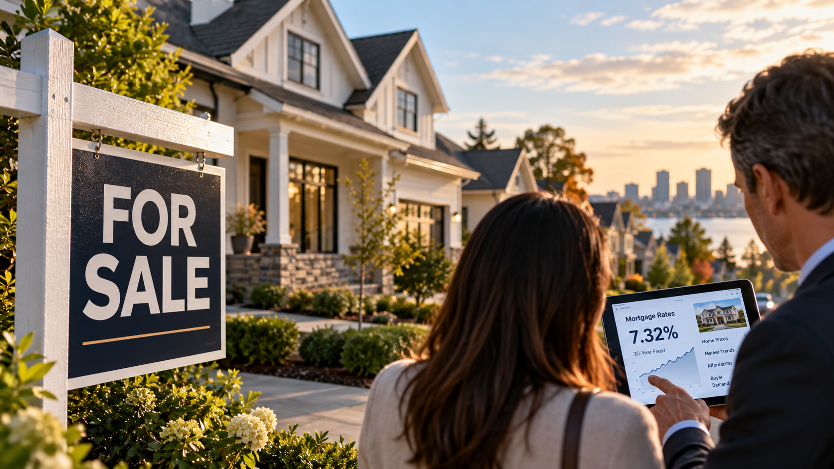 U.S. Home Prices Rise Again as Mortgage Rates Above 7% Threaten Housing Market Recovery